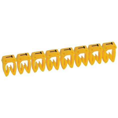 300 Repères CAB 3 pour filerie 1,5mm² à 2,5mm² avec lettre majuscule T LEGRAND 038349