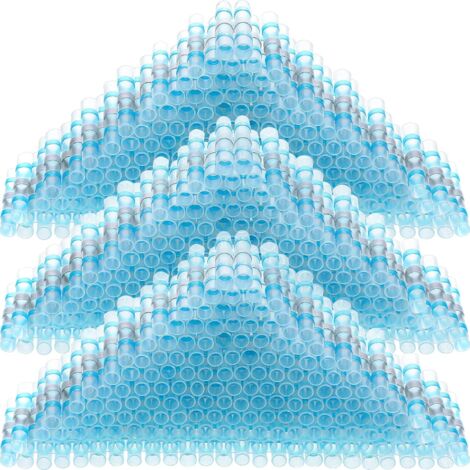 300 Stück Lötverbinder, Schrumpfschlauch-Stoßverbinder, isolierte elektrische Spleiß-Drahtklemmen (Blau, 16-14 AWG)