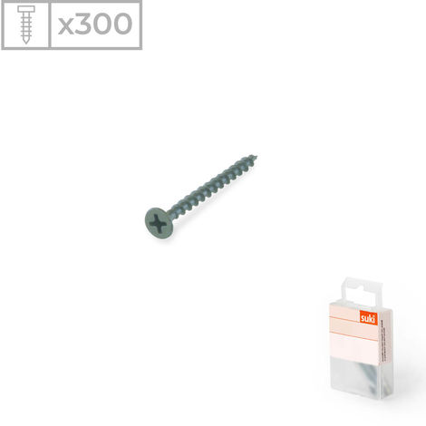 Index PL39048 Tornillo fosfatado negro pladur 3,9 x 48