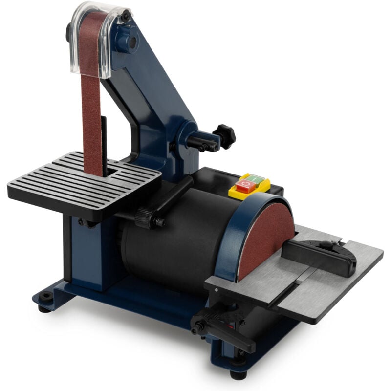 300 Watt Ponceuse à bande et à disque (5" Disque de ponçage, Hauteur de tablette réglable, Pieds anti-vibrations)