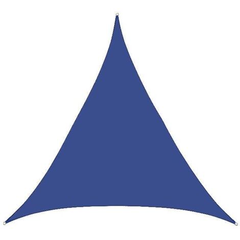 300 X 300 X 300 Cm, Bleu Azur Voile D'ombragetriangle Isocle, Hydrofuge, Brise-soleil Pour Terrasse Jardin Balcon, Tissu Polyester