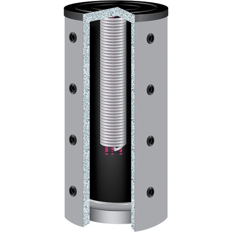 3000 Liter TWL Hygienespeicher KE-3000, ohne Wärmetauscher 100mm Isolierung