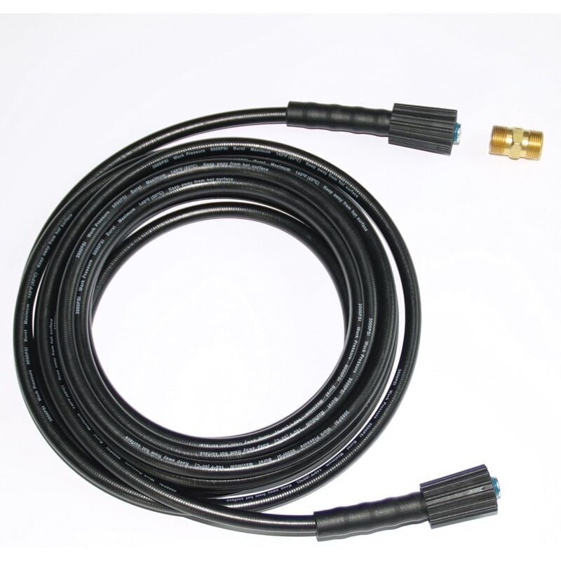 3000 PSI 35FT 1/4-inch High Pressure Washer Hose with Adapter,3000PSI Extension Hose for most brand pressure washher