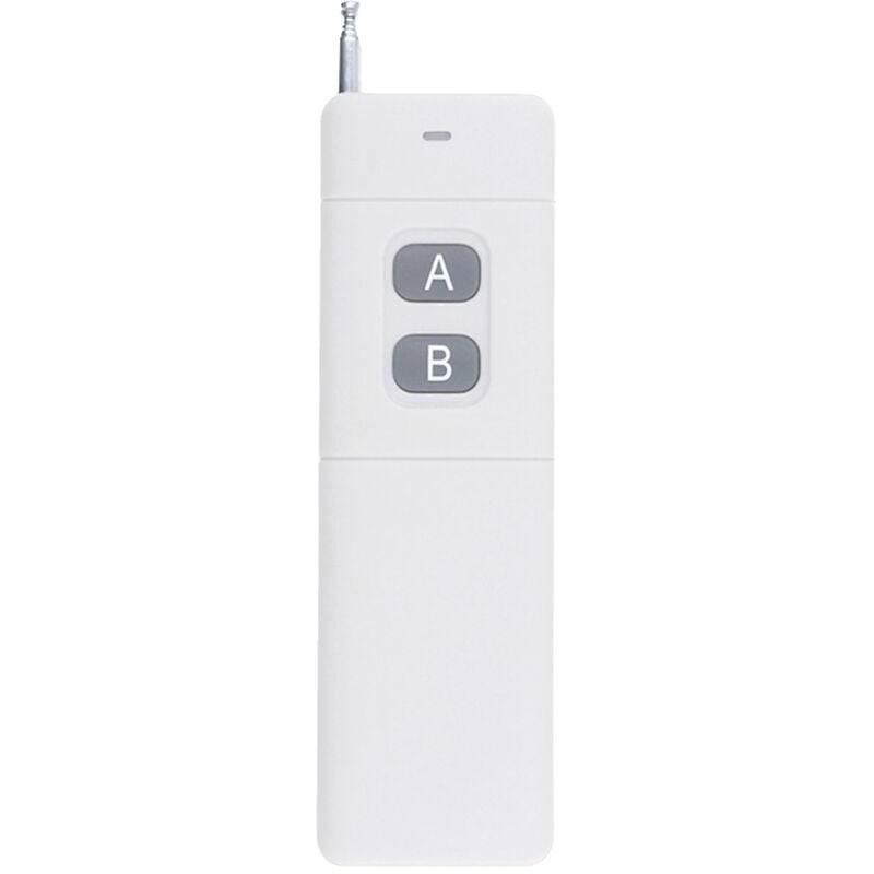 3000m longue portee distance haute puissance 2CH telecommande portable porte-cles emetteur 2 ch rf 433 MHz, blanc 2