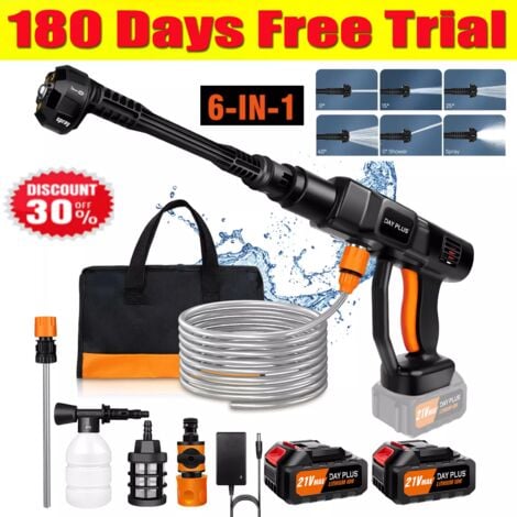 DAYPLUS 3000W Electric High Pressure Washer 180Bar / 3000 PSI Power Jet Wash Patio Car