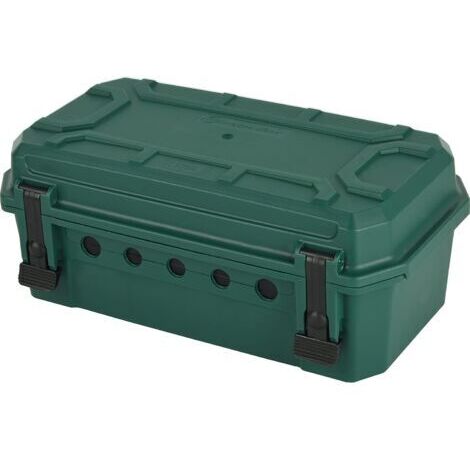 300183 Boîte de protection étanche IP54 Large vide, Organisateur de câbles 5 sorties pour câble (de 7,5 mm à 12,4 mm), Possibilité de fixation au mur, Dimensions 320 x 180 x 126 mm