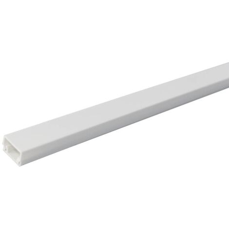 MM_UNVERIFIED_BRAND 300612 MINI-CANALETA ELÉCTRICA BLANCA ADHESIVA 2M 10X20MM GSC