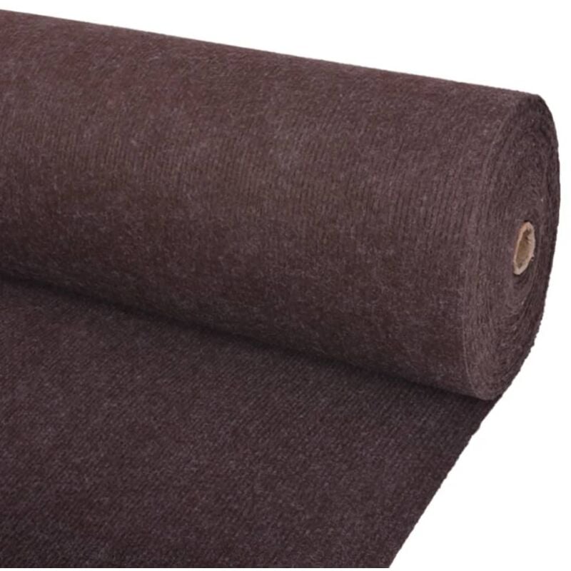 Vidaxl - Exhibition Carpet Rib 1.2x10 m Brown