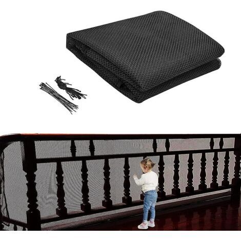 30079cm Filet De Scurit Enfant Pour Escaliers-noir,filet De Protection Pour Balcons,filet Anti-chute Pour Chats