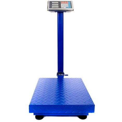 DENUOTOP 300KG/661lb LCD Digital Personal Floor Postal Platform Scale Blue