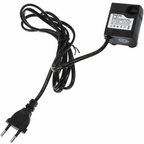 300L/H 5W Ultra Quiet Submersible Water Pump for Fountain, Aquarium, Pond (EU Plug)