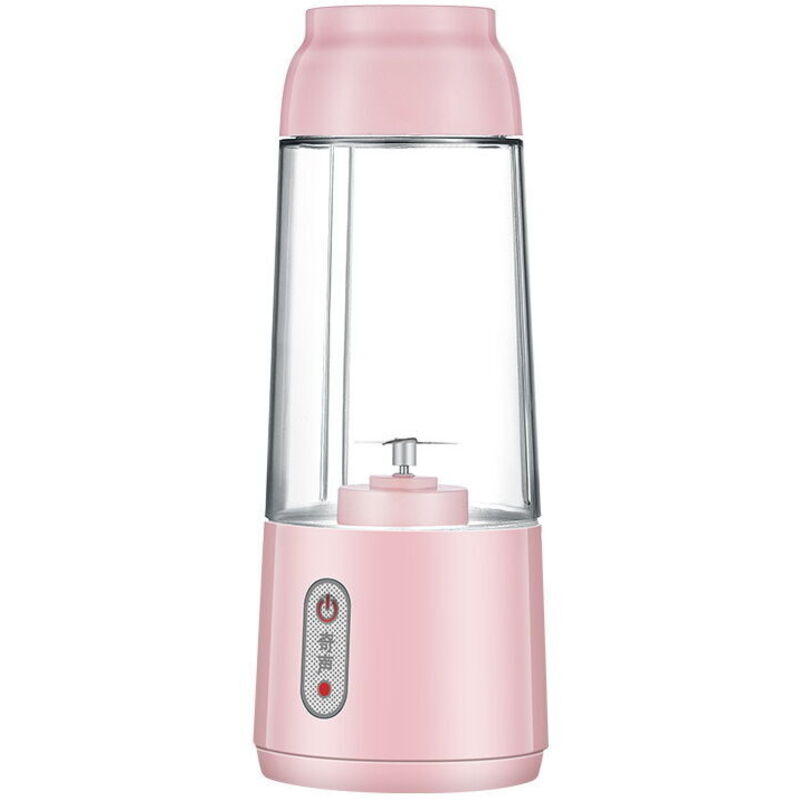 Lune - 300ml usb Charging Cable, Cordless Blender, Portable Blender with Stainless Steel Blade (Pink)