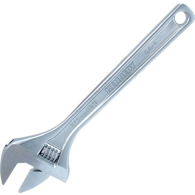 Kennedy - 375MM/15' Chromed Finish Adjustable Wrench