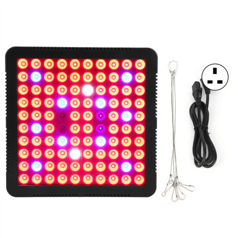 300W 100LED Chips Grow Lamp Full Spectrum Plant LED Panel Growing Lights Fixture 85264VUK Plug