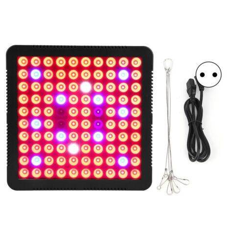 300W 100LED puces poussent lampe spectre complet plante LED panneau croissant lumières luminaire 85-264VEU Plug