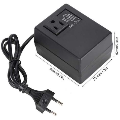 300W Convertisseur de Tension Transformateur de Puissance AC 220V à 110V Adaptateur de prise UE(EU Plug ) HB066