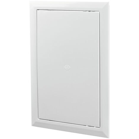 300x600mm Trappe de visite plastique ABS Blanc à charnière