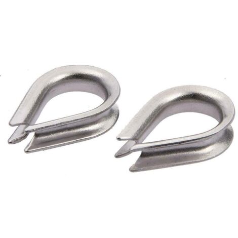 304/316 Edelstahl-Aderendhülse, Drahtseil, herzförmige Aderendhülse, Hardware-Zubehör, 316-16mm, 304/316 Edelstahl.