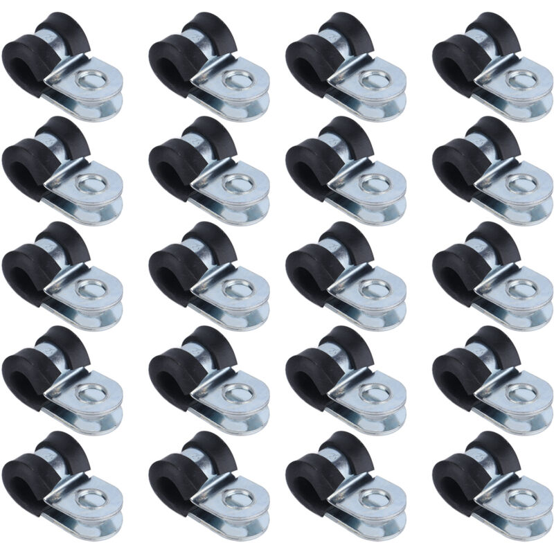 Ineasicer - 304 Colliers de serrage en acier inoxydable robustes, résistants à la corrosion et réutilisables Colliers de serrage en forme de r pour