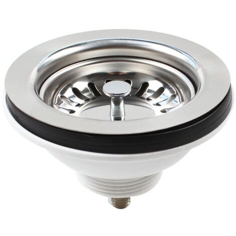 304 Edelstahl Küchenspüle - Länge: 5,5 cm - 114 mm - Beckentyp: Ablaufgarnitur - XK185GE
