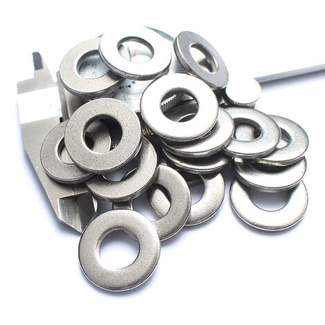 304 in Acciaio Inox Addensato Rondella Piatta M2 M2.5 M3 M4 M5 M6 M8 M10 M12 M14 M16 M18 M20 M22 M24 M27 GB97 Rondelle Pianura Guarnizioni,M20x37x2.5mm 5PCS