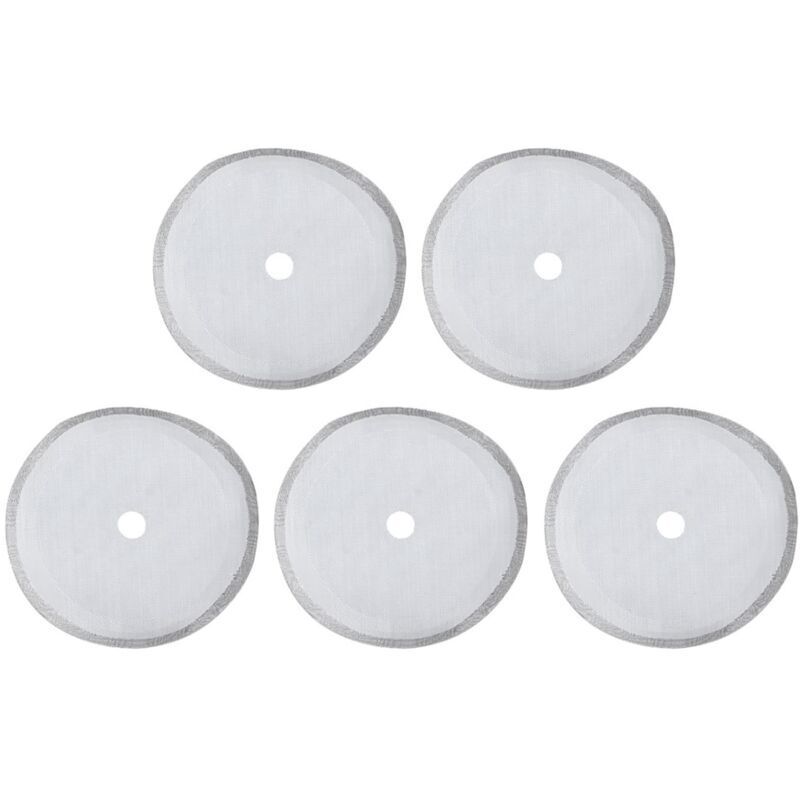 304 Stainless Steel Coffee Filter, 5 Pieces, Detachable Mesh, Portable, Accessories for 350ml Coffee Maker (Medium-800ml)
