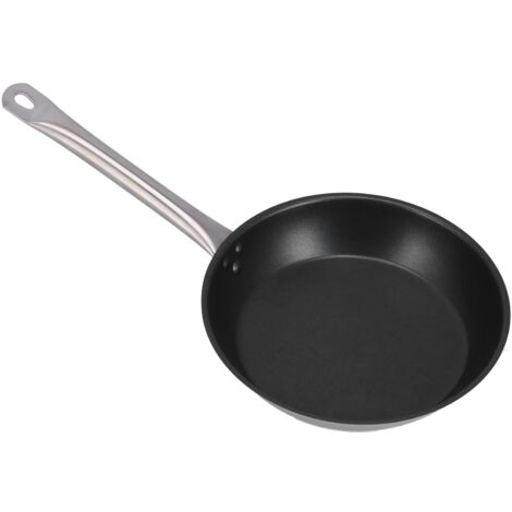 304 Stainless Steel Fry Pan Non Stick Heat Resistant Frying Egg Pan Professional Cookware for Kitchen Restaurant280x50mm