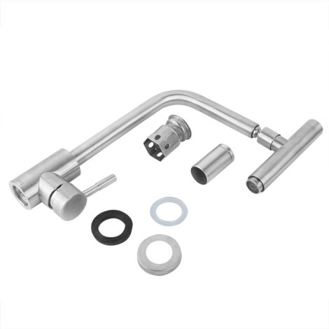 304 Stainless Steel Hot&cold Water Kitchen Faucet 360 Degree Swivel Kitchen Sink Basin Taps
