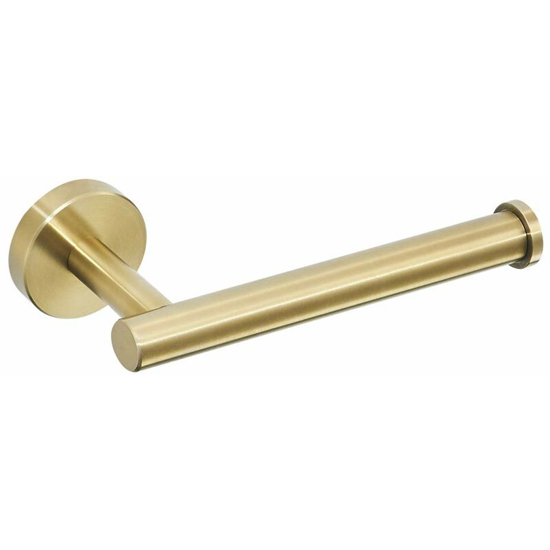 304 Stainless Steel Toilet Paper Holder Wall Mounted Toilet Paper Holder for Bathroom Toilet Accessories in Brushed Gold Finish