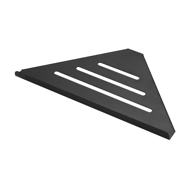 30.5x19.4cm Noir Etagère de Douche D'angle Sans Percage Acier Inoxydable 304 Étagère de Salle de Bain de Savon Shampooing