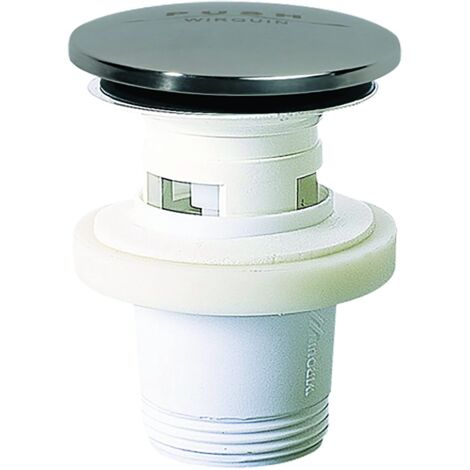 30724029 Bonde de lavabo Quick-Clac à clapet, chromé, Gris