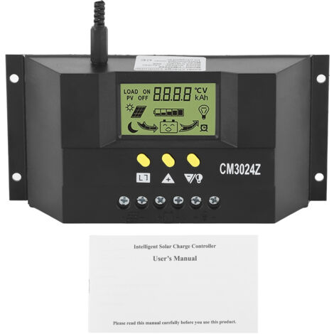 30A PWM-Solarladeregler mit LCD-Anzeige 12V/24V – Ideal für den privaten und professionellen Einsatz