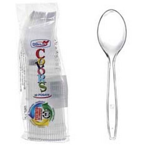 30CF CUCCHIAI TRASPARENTI PZ.20