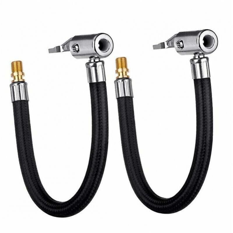 Image of 30cm Auto Reifen Inflator Pumpe Schlauch Adapter Ventil Werkzeug (2 stücke) Ymyny
