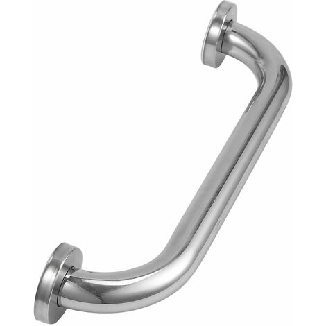30cm Barre d'appui Inox Poignée murale porte-serviettes pour Salle de douche WC
