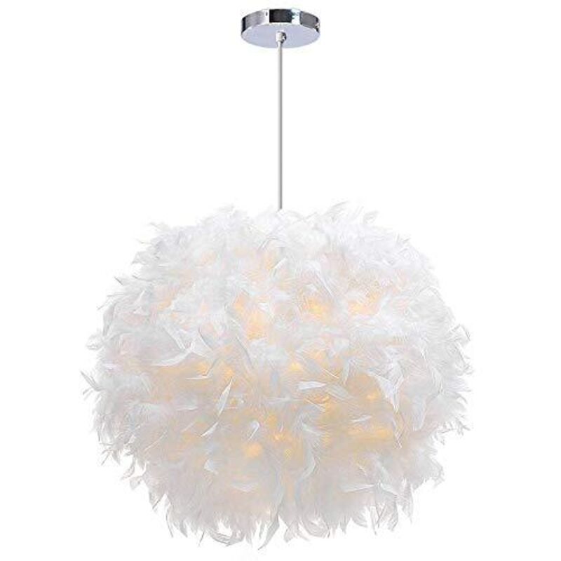 Image of 30cm Pendant Chandelier White Feather Chandelier&hellip;