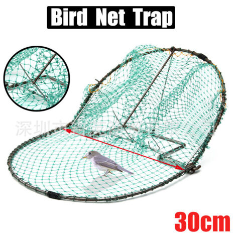 30CM piège à oiseaux attrape-nid d'oiseau filet de chasse aux oiseaux filet de chasse aux pigeons piège à pattes d'oiseaux