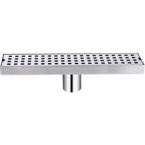 30cm stainless steel shower drain – Floor drain with hair filter – Tileable bathroom drain – Deodorizing device