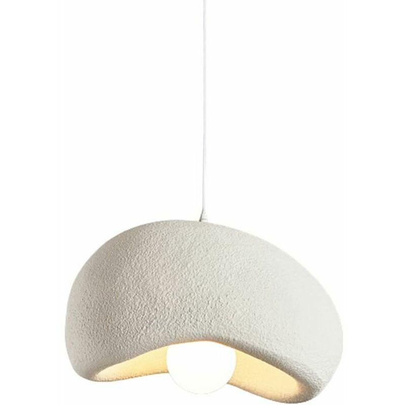 30cm Suspension Moderne pour Salle à Manger Cuisine Îlot Lumière Couloir Restaurant Lampe Suspendue E27 Base Japonais Wabi-Sabi Style Nid D'oiseau