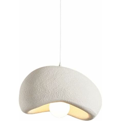 30cm Suspension Moderne pour Salle à Manger Cuisine Îlot Lumière Couloir Restaurant Lampe Suspendue E27 Base Japonais Wabi-Sabi Style Nid D'oiseau Forme Luminaire