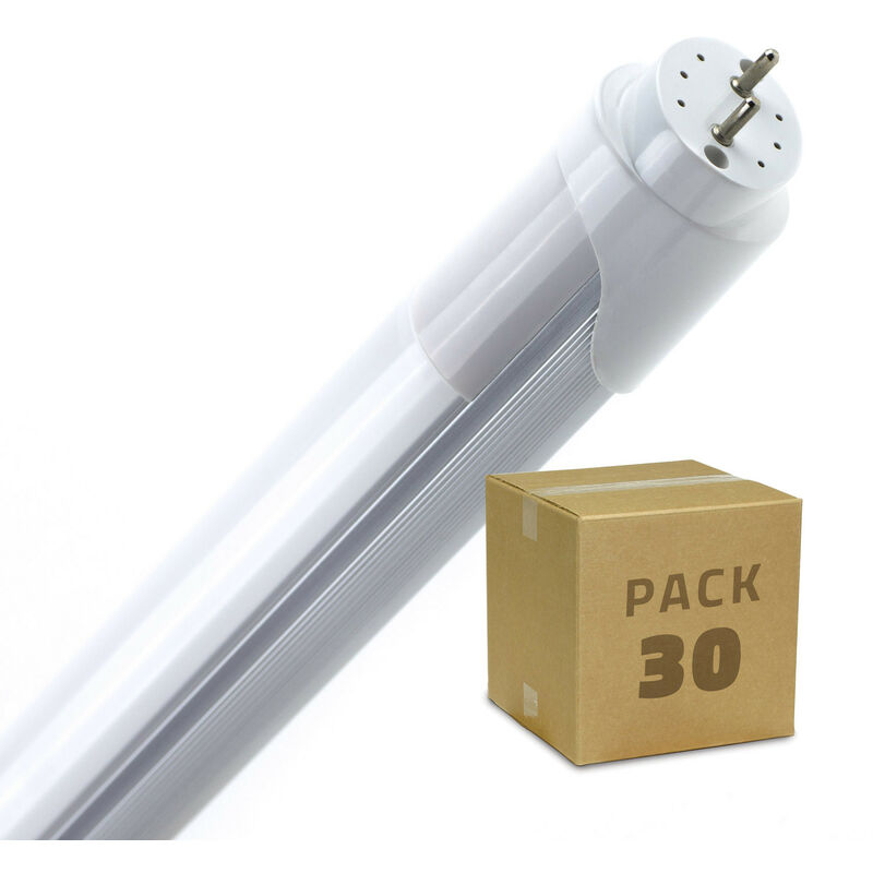 30er Pack LED-T8 Röhre 600mm Einseitige Einspeisung 9W 120lm/W Kaltweiss