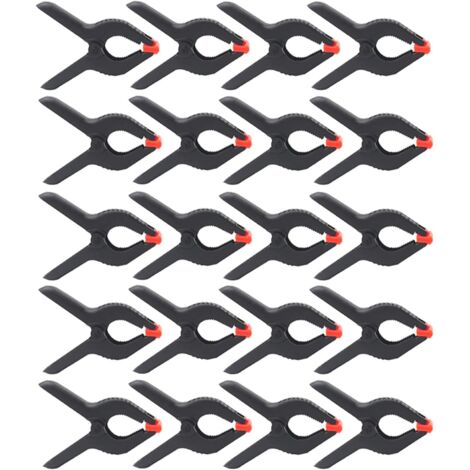30er-Pack robuste Federklammern aus Musselin für Hintergründe (6,5 cm) für Fotostudios, Hintergründe, Bastelarbeiten oder den Heimgebrauch (max. 2,5 cm)