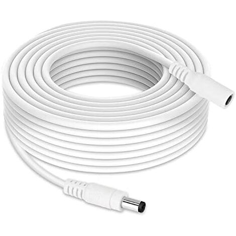 30ft 10m Power Extension Cable, for CCTV Camera System Power Extension Cord