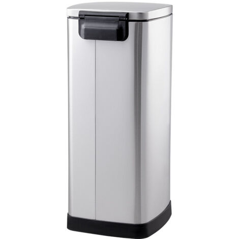 30L Stainless Steel Step Open Trash Can