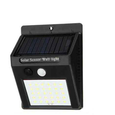 30LED-STRAHLERMITWIEDERAUFLADBAREMSOLARPANELUNDEXTERNEMBEWEGUNGSMELDER