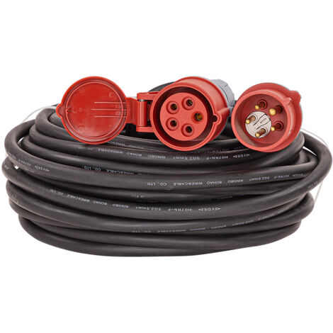 30m CEE Verlängerungskabel Kabel 16A 5x2,5qmm Starkstromkabel Baustromkabel