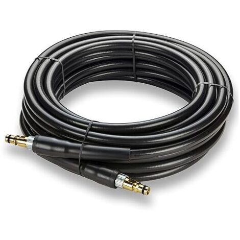 30m Tuyau pour Nettoyeur Haute Pression Karcher K2 K3 K4 K5 K6 K7-30m - Flexible Quick Connect avec Embouts en Laiton