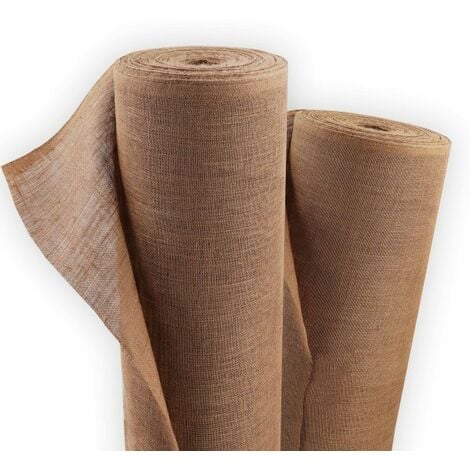 30m x 1m tissu de jute 305g/m² tapis de jute jute de jardin tissu de jute toile de jute ruban de jute