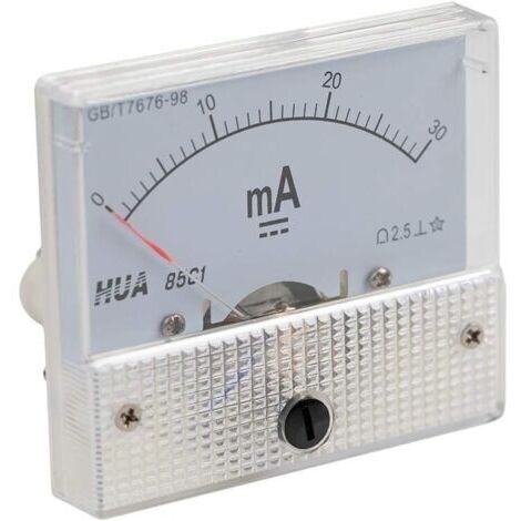 30mA ampèremètre HUA 85C1 analogique ampèremètre panneau courant pour CO2 Laser gravure découpeuse