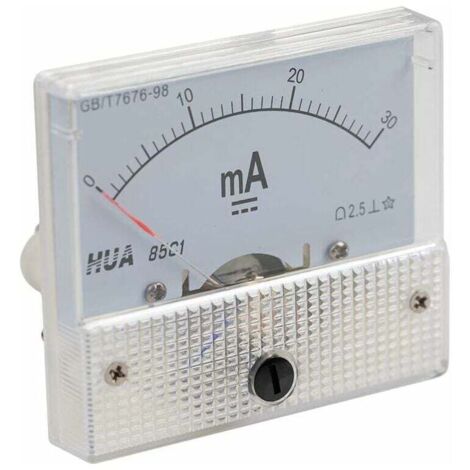 30mA ampèremètre HUA 85C1 analogique ampèremètre panneau courant pour CO2 Laser gravure découpeuse